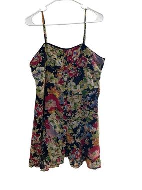Dizzy Lizzy 90’s Floral Spaghetti Strap Mini Dress